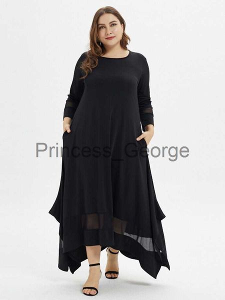 casual dresses new elling plussize women sevenpoint sleeve mesh crewneck splicing slit muslim plus size dresses x0625, Black;gray
casual dresses new elling plussize women sevenpoint sleeve mesh crewneck splicing slit muslim plus size dresses x0625, Black;gray