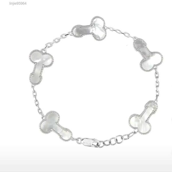 fashion charm bracelets 4four leaf clover designer jewelry 18k gold bangle bracelet for women men necklaces chain elegant jewelery giftyjgfg, Golden;silver
fashion charm bracelets 4four leaf clover designer jewelry 18k gold bangle bracelet for women men necklaces chain elegant jewelery giftyjgfg, Golden;silver