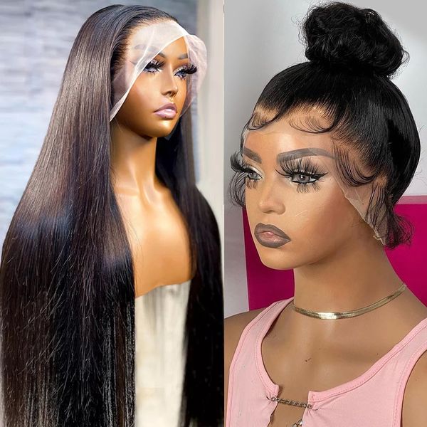 30 40 inch brazilian straight 360 lace front human hair wigs bone straight human hair lace frontal wig for women pre plucked, Black;brown
30 40 inch brazilian straight 360 lace front human hair wigs bone straight human hair lace frontal wig for women pre plucked, Black;brown