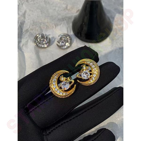 fashion stud earrings womens diamond moon saturn earrings luxury designer jewelry women diamond wedding gifts perfect box trend, Golden
fashion stud earrings womens diamond moon saturn earrings luxury designer jewelry women diamond wedding gifts perfect box trend, Golden