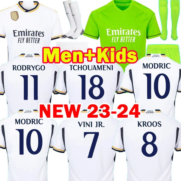 2023 2024 soccer jerseys football shirt vini jr tchouameni camavinga alaba asensio modric rodrygo fourt 23 24 madrids man kids kit uniforms, Black
2023 2024 soccer jerseys football shirt vini jr tchouameni camavinga alaba asensio modric rodrygo fourt 23 24 madrids man kids kit uniforms, Black