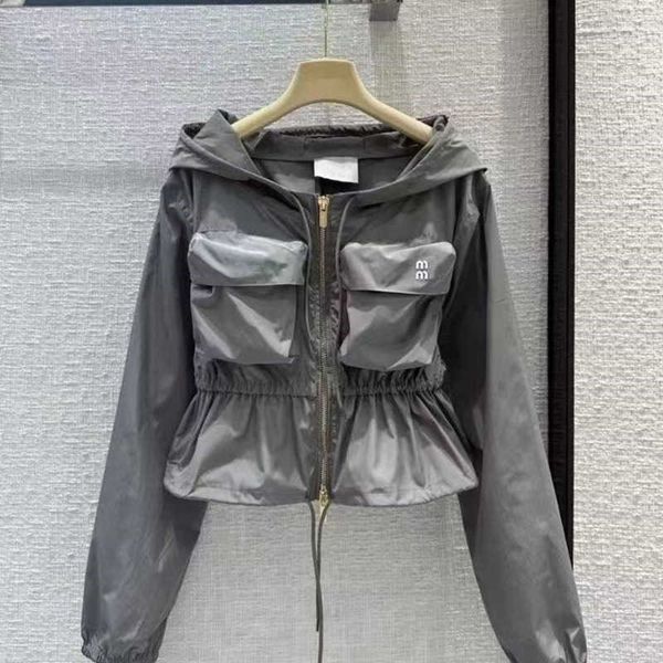 tide brand zipper jacket designer jackets gray drawstring cardigan hooded coat summer loose casual waist short sun protection clothing, Black;brown
tide brand zipper jacket designer jackets gray drawstring cardigan hooded coat summer loose casual waist short sun protection clothing, Black;brown