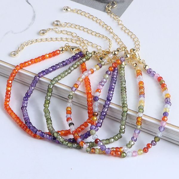korea candy color zircon beaded bracelet fashion jewelry small beads adjustable bracelets, Black
korea candy color zircon beaded bracelet fashion jewelry small beads adjustable bracelets, Black