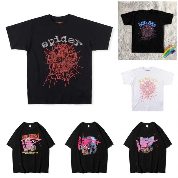 23ss men t shirt pink young thug sp5der 555555 mans women 1 quality foaming printing spider web pattern tshirt fashion tees yf, White;black
23ss men t shirt pink young thug sp5der 555555 mans women 1 quality foaming printing spider web pattern tshirt fashion tees yf, White;black