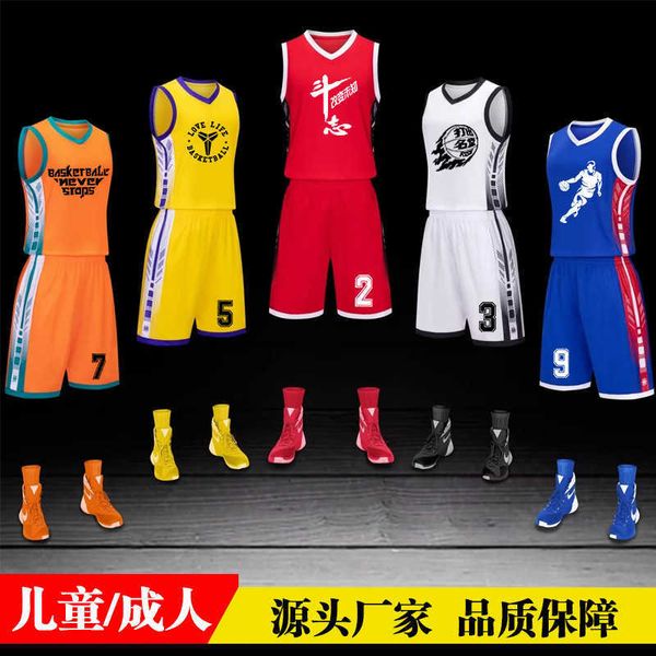 basketball uniform suit summer student boys' basketball training clothes children's quick drying basketball clothes, Black;red
basketball uniform suit summer student boys' basketball training clothes children's quick drying basketball clothes, Black;red