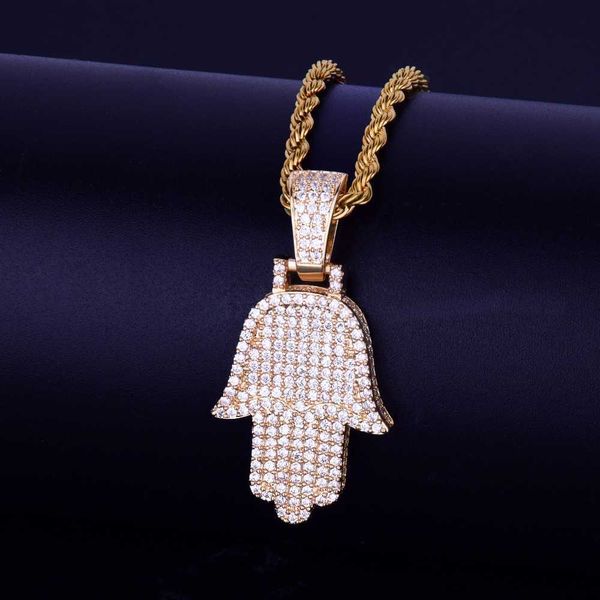 pendant necklaces hand necklace gold color cubic zircon men's hip hop jewelry 230621, Silver
pendant necklaces hand necklace gold color cubic zircon men's hip hop jewelry 230621, Silver