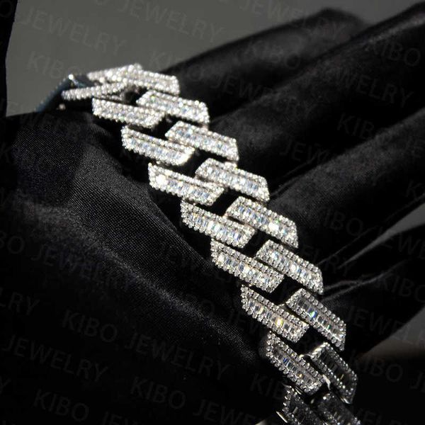 18mm baguette moissanite hip hop rapper jewelry bracelet mens diamond 925 silver miami necklace iced out cuban link chain
18mm baguette moissanite hip hop rapper jewelry bracelet mens diamond 925 silver miami necklace iced out cuban link chain