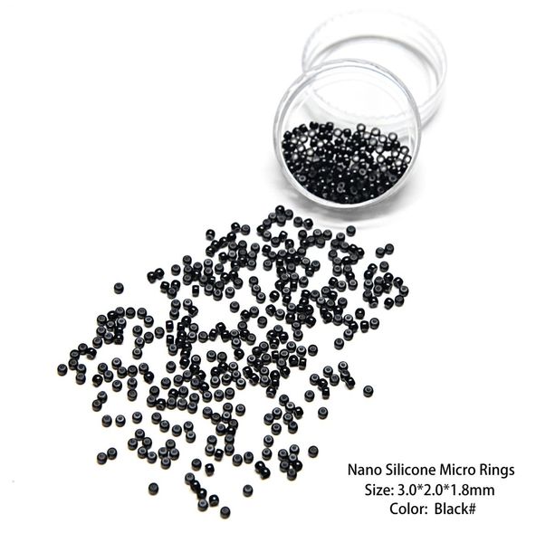 new arrival neitsi 30mm 500pcs silicone nano ring links beads for nano ring tip human hair extensions 5colours optional7704982, Black
new arrival neitsi 30mm 500pcs silicone nano ring links beads for nano ring tip human hair extensions 5colours optional7704982, Black