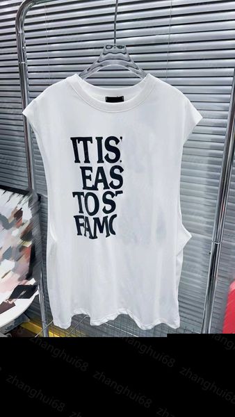 23ss vest tank vests womens tanks womens designer clothing summer new baggy letter vest tank t-shirt womens clothes, White
23ss vest tank vests womens tanks womens designer clothing summer new baggy letter vest tank t-shirt womens clothes, White
