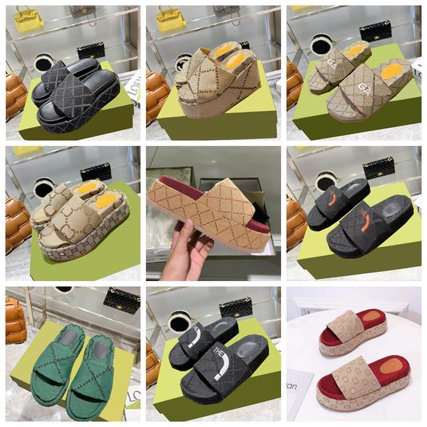 designer women's beach sandals white rainbow platform canvas slippers large wedge maximum sliding size 35-42 euro dust bag jackdhstore, Black
designer women's beach sandals white rainbow platform canvas slippers large wedge maximum sliding size 35-42 euro dust bag jackdhstore, Black