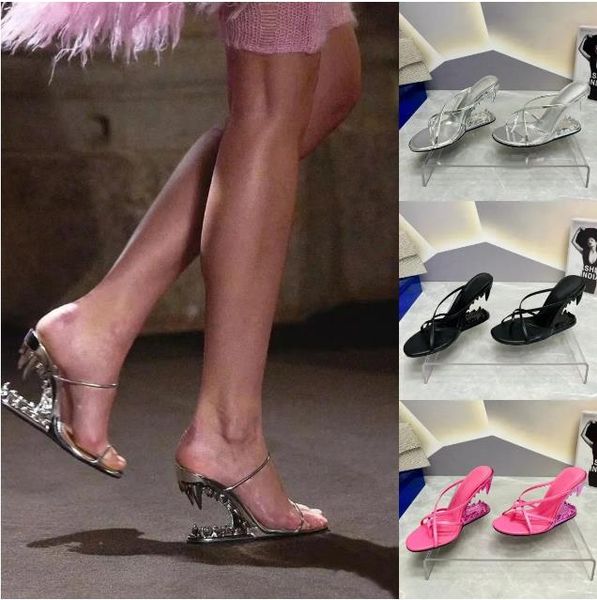 gcds morso sandals 23s latest tusk shaped high heels heel luxury open toe sandal 11cm party banquet factory shoes metallic effect leather st, Black
gcds morso sandals 23s latest tusk shaped high heels heel luxury open toe sandal 11cm party banquet factory shoes metallic effect leather st, Black