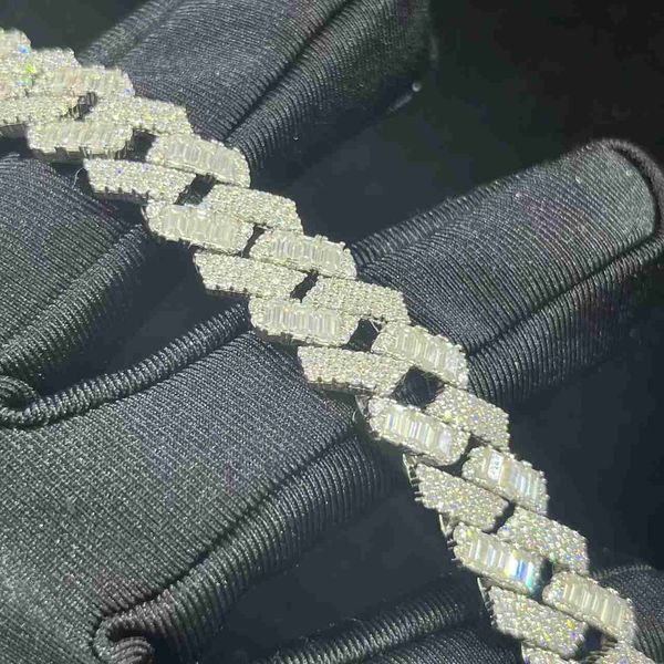 fashion fine jewelry moissanite diamond bracelets bangles sliver cuban chain, Silver
fashion fine jewelry moissanite diamond bracelets bangles sliver cuban chain, Silver