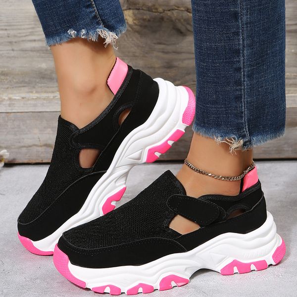 women casual shoes new sneakers woman platform sneakers ladies mesh breathable increasing shoes, Black
women casual shoes new sneakers woman platform sneakers ladies mesh breathable increasing shoes, Black