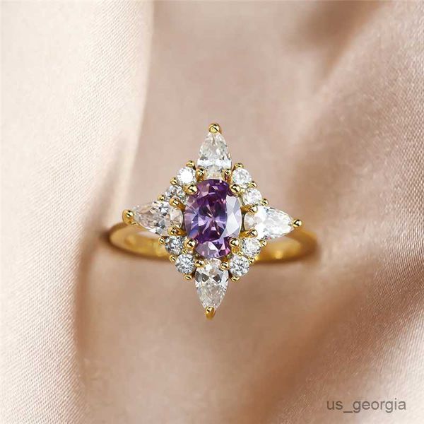 band rings elegant female purple crystal stone ring vintage yellow gold color wedding rings for women luxury small oval engagement ring r230, Silver
band rings elegant female purple crystal stone ring vintage yellow gold color wedding rings for women luxury small oval engagement ring r230, Silver