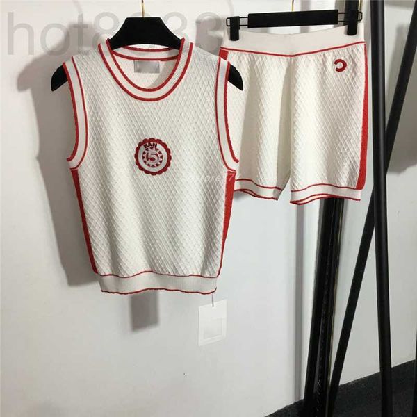 women's two piece pants designer women tee sets knits outfit suits with letter embroidery girls milan runway brand shirts vest t-shirt, White
women's two piece pants designer women tee sets knits outfit suits with letter embroidery girls milan runway brand shirts vest t-shirt, White