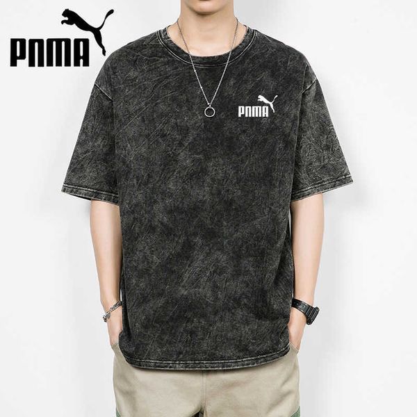 summer new american distressed washed men's casual t-shirt 270g steel printed short sleeve top, White;black
summer new american distressed washed men's casual t-shirt 270g steel printed short sleeve top, White;black