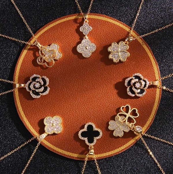 pendant necklaces four-leafed clover luxury necklace designers jewelry diamonds necklace women titanium steel gold-plated never fade not all, Silver
pendant necklaces four-leafed clover luxury necklace designers jewelry diamonds necklace women titanium steel gold-plated never fade not all, Silver