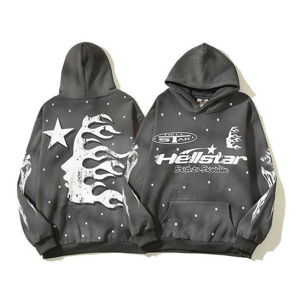 trendy brand hellstar high street ins same vintage mud printed hoodie trend men's and women's hoodies, Black
trendy brand hellstar high street ins same vintage mud printed hoodie trend men's and women's hoodies, Black