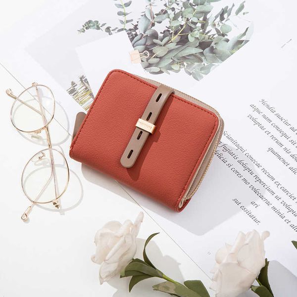 purity new women's short wallet edition pu buckle small wallet simple zipper student zero wallet
purity new women's short wallet edition pu buckle small wallet simple zipper student zero wallet