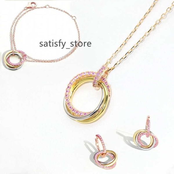 europe america fashion necklace bracelet earrings lady women brass engraved letter settings pink diamond three circles pendant 18k gold chai, Black
europe america fashion necklace bracelet earrings lady women brass engraved letter settings pink diamond three circles pendant 18k gold chai, Black