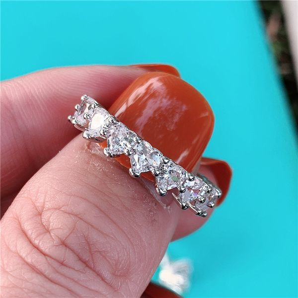 heart promise ring real silver color full aaaaa cz stone statement party wedding band rings for women bridal jewelry, Slivery;golden
heart promise ring real silver color full aaaaa cz stone statement party wedding band rings for women bridal jewelry, Slivery;golden