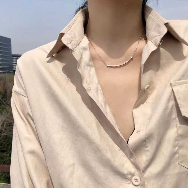 high version tiffay smile necklace titanium steel colorless face collar bone chain korean temperament tiktok net red ins style student jewel, Golden;silver
high version tiffay smile necklace titanium steel colorless face collar bone chain korean temperament tiktok net red ins style student jewel, Golden;silver
