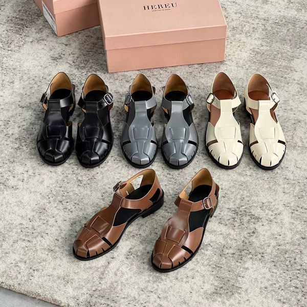 hereu pesca fishman sandals spanish mary women's soller sport t bar loafer genuine leather flat bottomed loafers single shoes, Black
hereu pesca fishman sandals spanish mary women's soller sport t bar loafer genuine leather flat bottomed loafers single shoes, Black