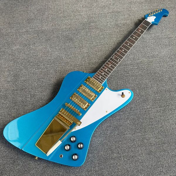 custom shop, shaped firebird blue silver pink electric guitar, 3 pieces of pickup, rosewood fingerboard, ing
custom shop, shaped firebird blue silver pink electric guitar, 3 pieces of pickup, rosewood fingerboard, ing