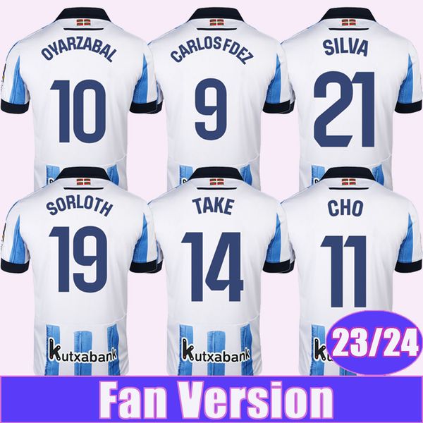 23 24 royal society mens soccer jerseys oyarzabal silva cho sorloth take illarra carlos fdez home blue white football shirts, Black;yellow
23 24 royal society mens soccer jerseys oyarzabal silva cho sorloth take illarra carlos fdez home blue white football shirts, Black;yellow