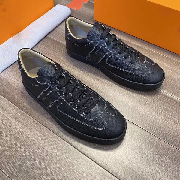 2023 new h family men's sports shoes leather kelly designer flat lace-up sports comfortable casual shoes, Black
2023 new h family men's sports shoes leather kelly designer flat lace-up sports comfortable casual shoes, Black
