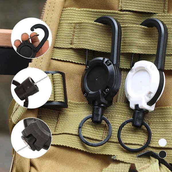 heavy duty retractable pull badges id reel carabiner key chain buckle key holder outdoor keychain holds multiple tools
heavy duty retractable pull badges id reel carabiner key chain buckle key holder outdoor keychain holds multiple tools