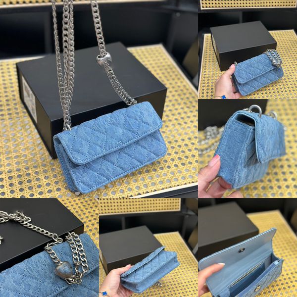 mini flap bag 23p denim crossbody handbag designer handbags women chain wallet purse flower embossed bag shoulder bags with box
mini flap bag 23p denim crossbody handbag designer handbags women chain wallet purse flower embossed bag shoulder bags with box