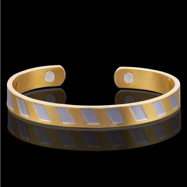 high-quality kaikou carti euro health bracelet 18k dual color men's and women's copper jewelry magnetic therapy jewelry, Black
high-quality kaikou carti euro health bracelet 18k dual color men's and women's copper jewelry magnetic therapy jewelry, Black