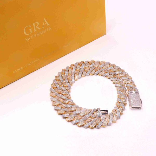 13mm wide custom length 925 silver vvs moissanite gold plated iced out cuban link chain pass diamond test hip hop jewelry
13mm wide custom length 925 silver vvs moissanite gold plated iced out cuban link chain pass diamond test hip hop jewelry