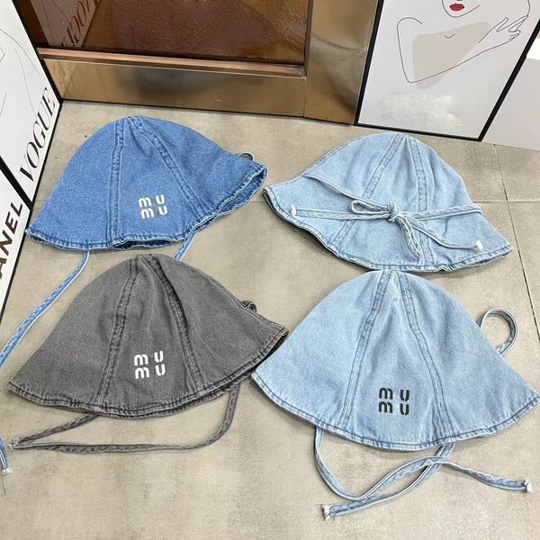 women's ultra-thin denim material designer bucket hat summer vacation travel letter print 3 colors wide brim hats, Blue;gray
women's ultra-thin denim material designer bucket hat summer vacation travel letter print 3 colors wide brim hats, Blue;gray