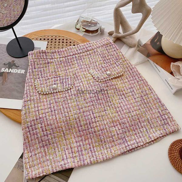 women's sweet a line mini skirt summer tweed short skirt lady elegant pearls skirt l230621, Black
women's sweet a line mini skirt summer tweed short skirt lady elegant pearls skirt l230621, Black
