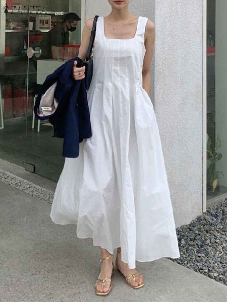 basic casual dresses 2023 zanzea summer long dress elegant women sleeveless pleated square neck party holiday sundress robe femme vestidos 2, Black;gray
basic casual dresses 2023 zanzea summer long dress elegant women sleeveless pleated square neck party holiday sundress robe femme vestidos 2, Black;gray