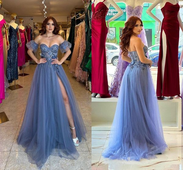 plus size a line prom dresses long for women sweetheart satin backless tulle lace applique high side split formal occasion evening pageant b, Black
plus size a line prom dresses long for women sweetheart satin backless tulle lace applique high side split formal occasion evening pageant b, Black