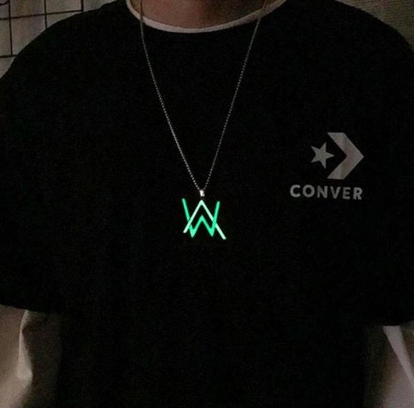 electronic sound alan man hip hop allen walker w luminous pendant fashion brand necklace woman9177640, Silver
electronic sound alan man hip hop allen walker w luminous pendant fashion brand necklace woman9177640, Silver