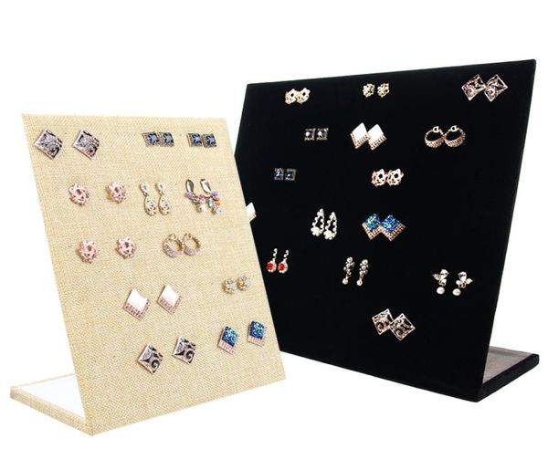 velvet earring display prop wooden l shape jewellery displays for boutique counter tablekiosk piercing stud earrings holder tr2333895, Black
velvet earring display prop wooden l shape jewellery displays for boutique counter tablekiosk piercing stud earrings holder tr2333895, Black