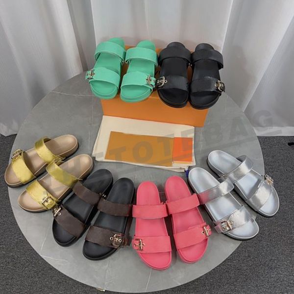 new bom dia flat comfort mule designer flower pattern sandals classic women summer two adjustable straps buckle leather slippers black outdo
new bom dia flat comfort mule designer flower pattern sandals classic women summer two adjustable straps buckle leather slippers black outdo