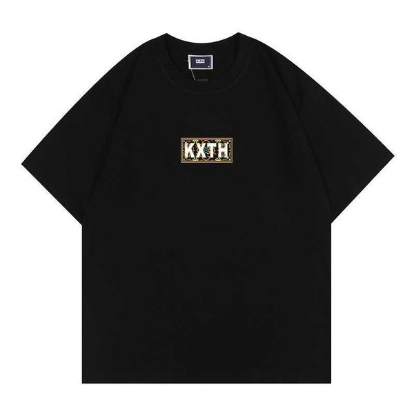 t 23ss designer shirt kith tshirts washed short-sleeved oversized tees mens designer us sizece, White;black
t 23ss designer shirt kith tshirts washed short-sleeved oversized tees mens designer us sizece, White;black