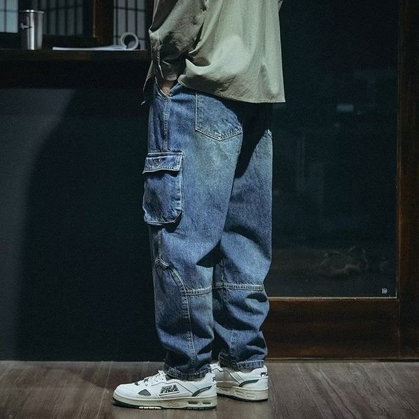 men's jeans spring and autumn fashion casual versatile workwear pants loose splice 230625, Blue
men's jeans spring and autumn fashion casual versatile workwear pants loose splice 230625, Blue