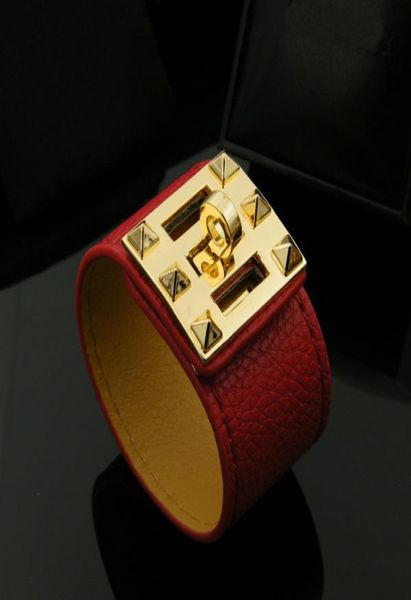 fashion punk wide love bracelet bangle for women h bracelet gold plated stainless steel pu leather bracelet pulseira feminina masc2053393, Black
fashion punk wide love bracelet bangle for women h bracelet gold plated stainless steel pu leather bracelet pulseira feminina masc2053393, Black