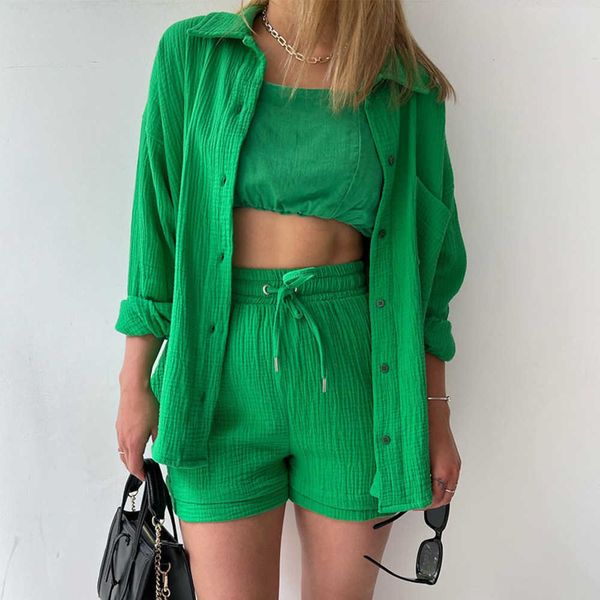 women's two-piece fabric lapel long sleeved shirt, high waisted drawstring shorts, large casual set dresses women dress fashions, Black;gray
women's two-piece fabric lapel long sleeved shirt, high waisted drawstring shorts, large casual set dresses women dress fashions, Black;gray