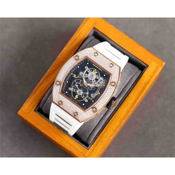 diamond luxury mens movement watches rm17-01 r i c h a r d hollow tourbillon designer 96nz new high-end quality iced out montre wrist watch, Slivery;brown
diamond luxury mens movement watches rm17-01 r i c h a r d hollow tourbillon designer 96nz new high-end quality iced out montre wrist watch, Slivery;brown