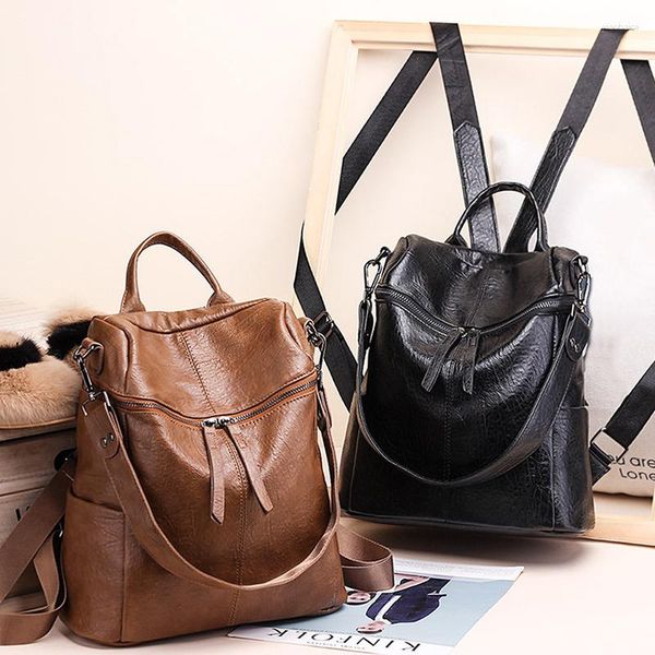 designer bag, fashionable classic style backpack, korean version backpack, women's full pack, fashionable travel bag, casual leather ba
designer bag, fashionable classic style backpack, korean version backpack, women's full pack, fashionable travel bag, casual leather ba