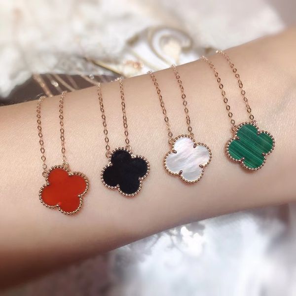 designer pendant necklaces four leaf clover necklace natural shell gemstone gold plated 18k designer for woman t0p advanced materials luxury, Silver
designer pendant necklaces four leaf clover necklace natural shell gemstone gold plated 18k designer for woman t0p advanced materials luxury, Silver