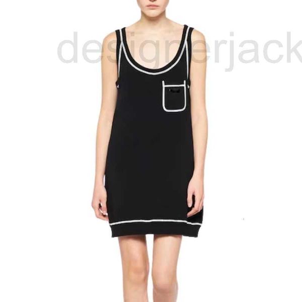 runway dresses designer 23ss cotton women dress shirts with letters pattern girls milan jersey tank a-line mini scoop neck high end clothing, Black
runway dresses designer 23ss cotton women dress shirts with letters pattern girls milan jersey tank a-line mini scoop neck high end clothing, Black