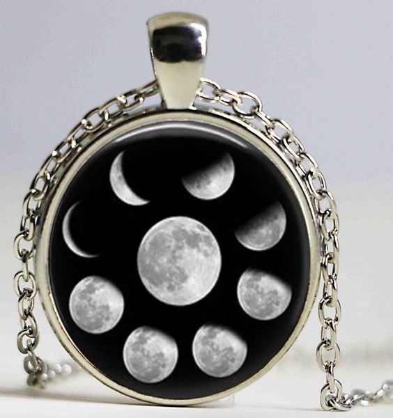 new arrival wiccan pendant necklace lunar cycle moon phases moon nebula pagan necklace glass cabochon jewelry2505800, Silver
new arrival wiccan pendant necklace lunar cycle moon phases moon nebula pagan necklace glass cabochon jewelry2505800, Silver